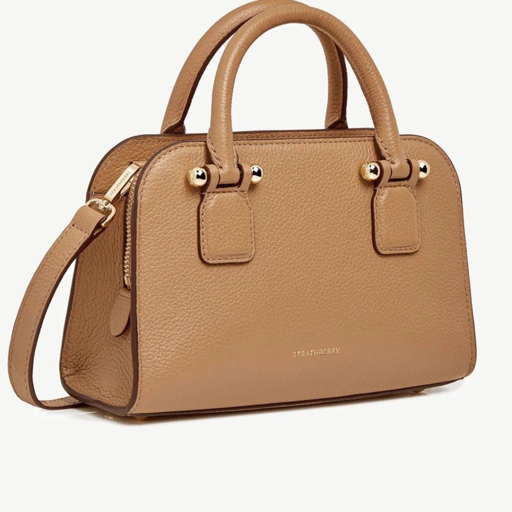 Strathberry Tan Crossbody Bag NWT 685$ - Picture 6 of 17